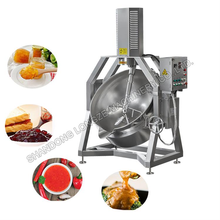Automatic Industrial Salad Dressings Cooking Jacketed Kettle/Mayonnaise Mixing Machine With Mixer