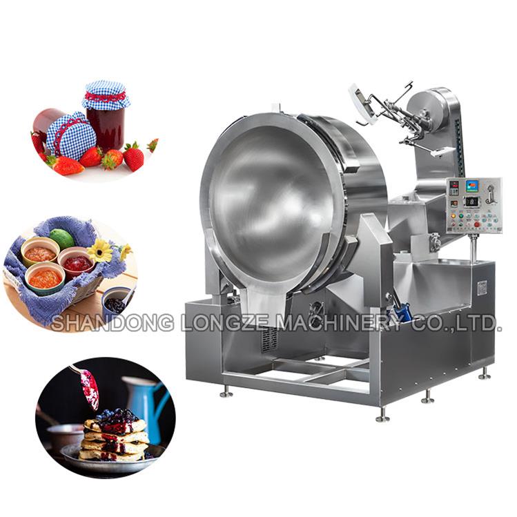 Indian Food Cooking Machine Italian Meat Industrial Cooking Wok Jacketed Kettle