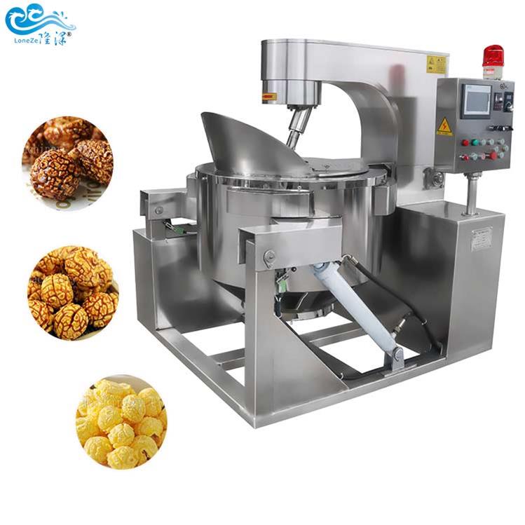 different kinds of popcorn produced by Large-scale Automatic Commercial Electromagnetic Popcorn Machine