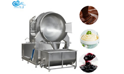 Kiwi Fruit Jams Automatic Stirring Cooking Mixer Machine For Commercial