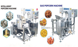 Large automatic popcorn machine factory popcorn machine pict