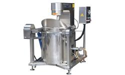 What are the characteristics of the gas spherical popcorn machine