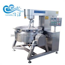 Semi-automatic Electric Heat Oil Cooking Mixer For Sauce