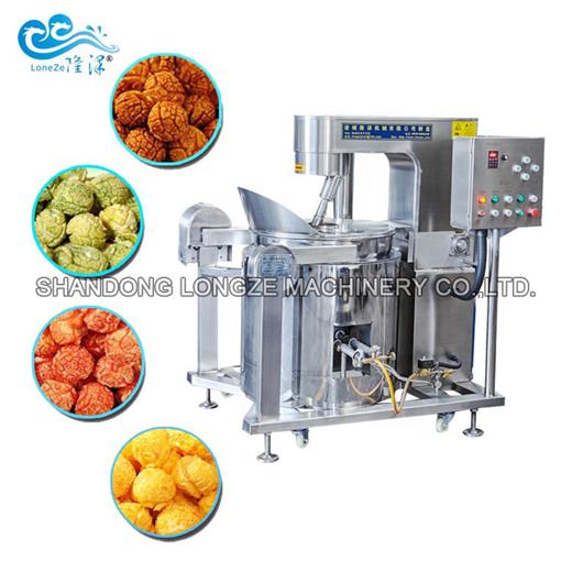 Electromagnetic heating popcorn machine