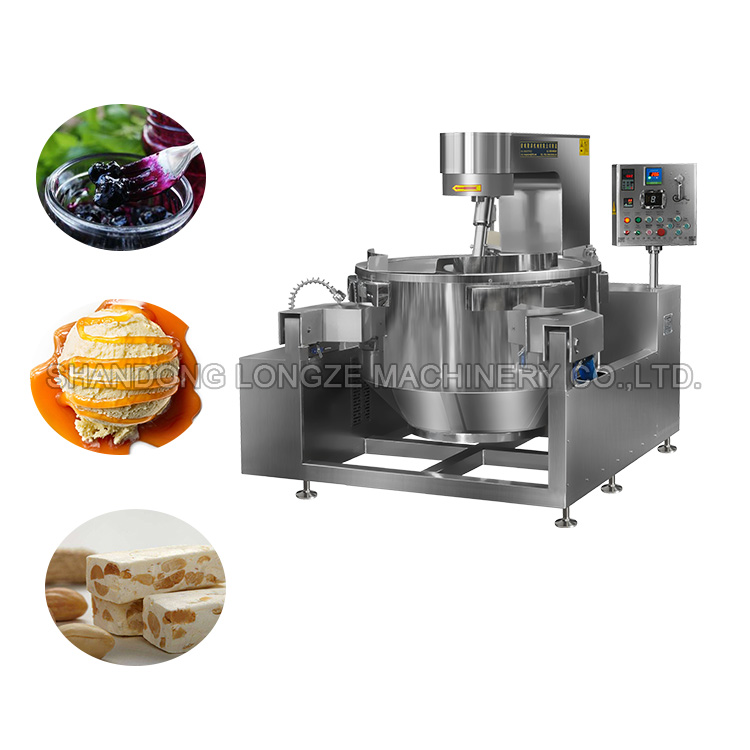 electric induction heated cayenne pepper sauce cooking mixer machine