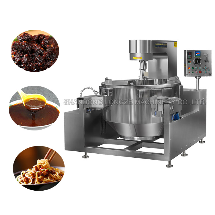 Electromagnetic cooking mixer machine