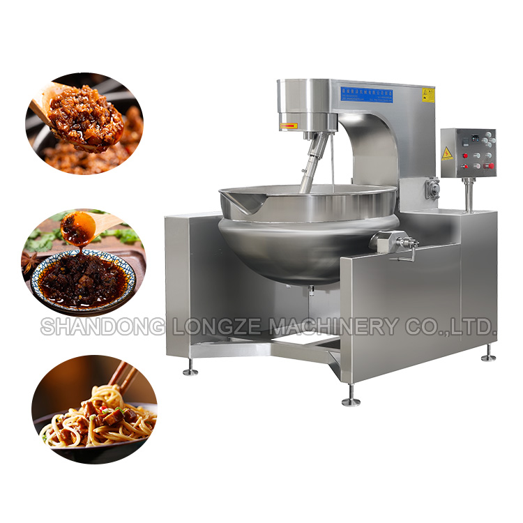 electromagnetic heated cooking mixers machine