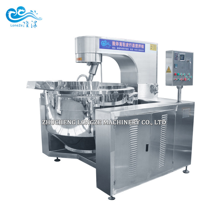 Electromagnetic cooking mixers machine with mayonnaise