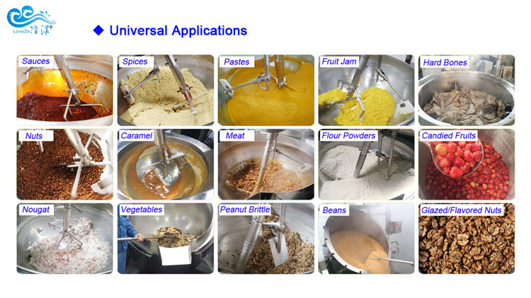 lectric heat conduction oil mayonnaise cooking mixers machine