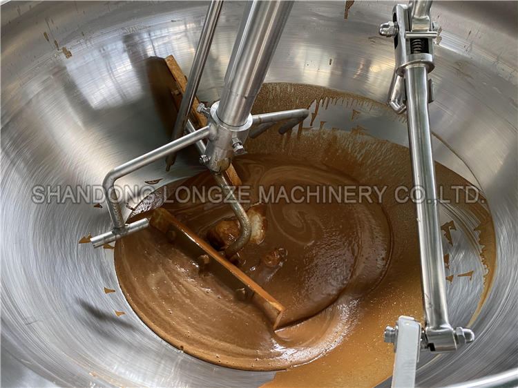 Planetary stirring cooking mixer machine