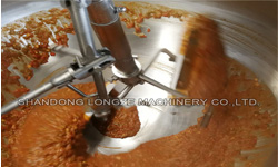 Working principle of special electromagnetic cooker mixer machine for large food factory