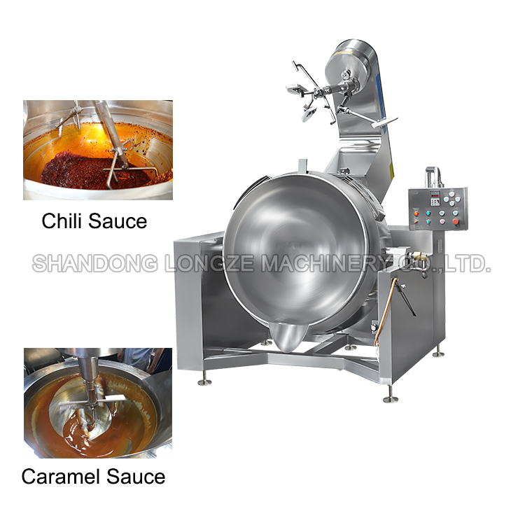 Longze sauce automatic stirring cooker mixer machine