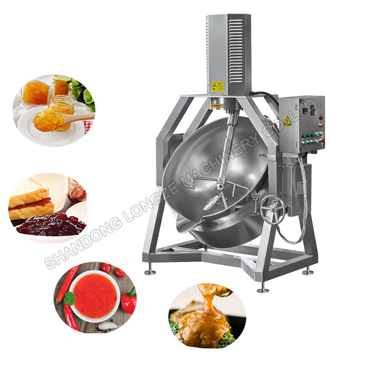 Longze brand electric thermal oil cooking mixer rice milk