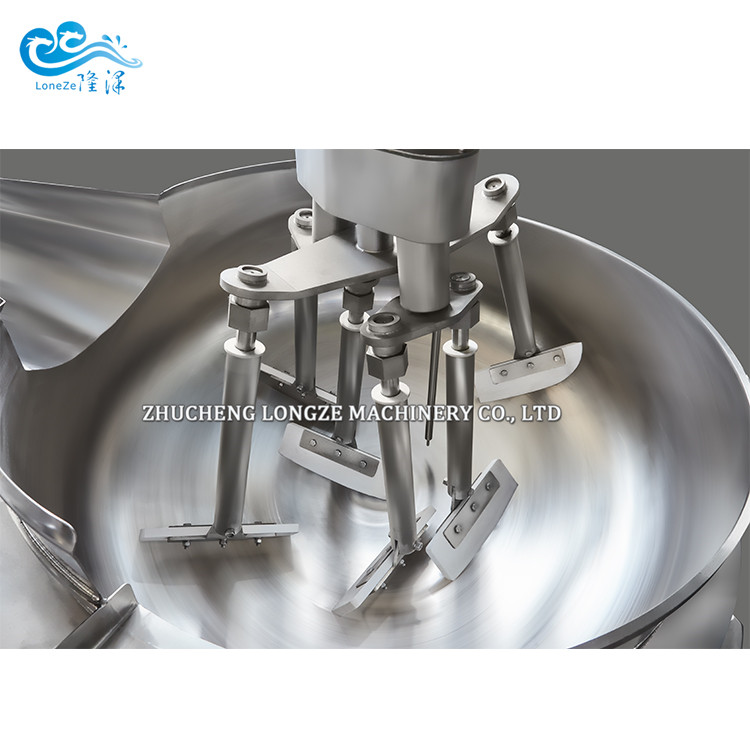 Longze brand electric thermal oil cooking mixer rice milk