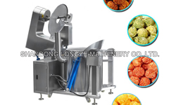 Large commercial electromagnetic ball shape popcorn machine can produce of different popcorn