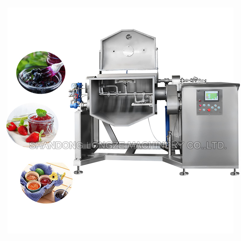 large-scale horizontal cooking mixer machine products in food factory