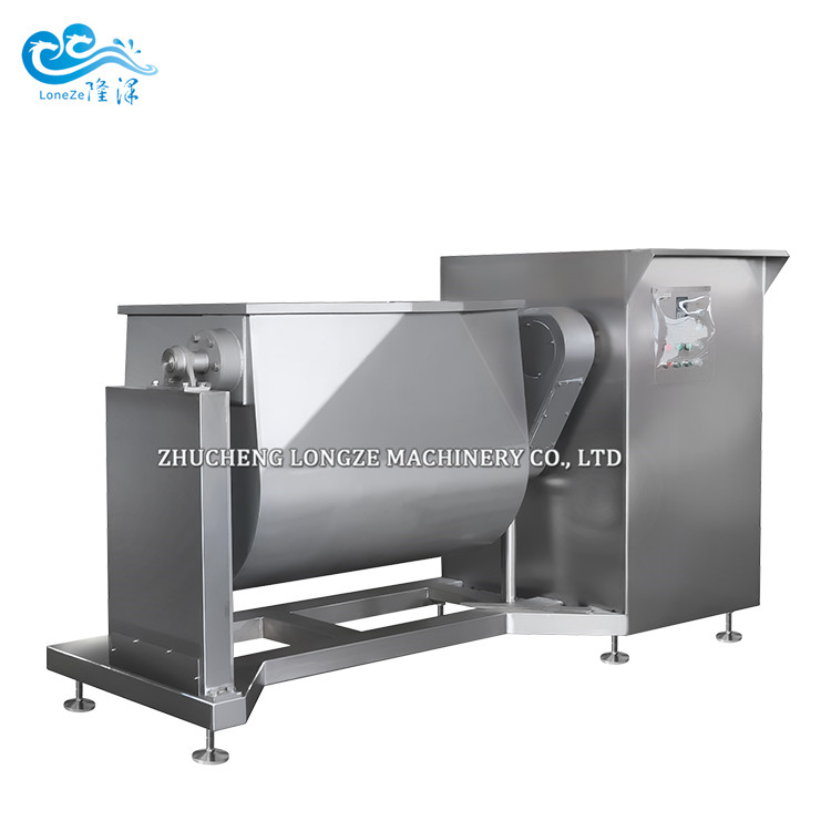 Full-automatic food factory large-scale horizontal cooking mixer machine