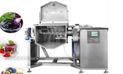 Fully automatic horizontal cooking mixer machine fried bean paste filling