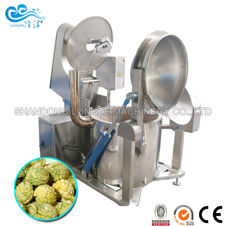 Industrial Automatic Gas Popcorn Machine for Mass Production of Popcorn