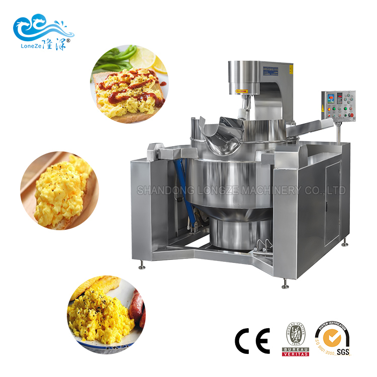 Egg Produced by Industrial Gas-Heating Cooking Mixer Machine