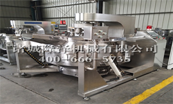 Sauce stirring wok equipment make the material mixing more evenly