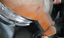 Product introduction of gas curry Paste sauce cooking mixer machine