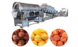 How to choose the assembly line of intelligent ball shape popcorn machine?