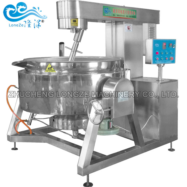 Gas Heating Automatic Cooking Mixer Machiner For Meat Sauce