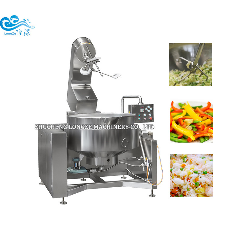 Gas Heated Vegetables Cooking Machine