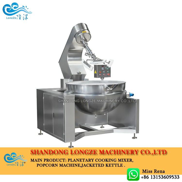 Industrial sauce paste cooking mixers machine is an advanced cooking system for making gravies, curries, saute vegetables, sweets, stir-frying, and various foodstuffs which involve cooking and mixing functions. 