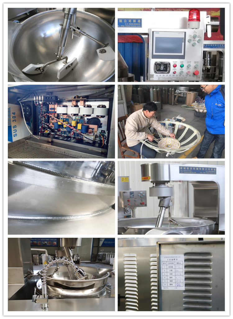 Longze automatic frying machine production line