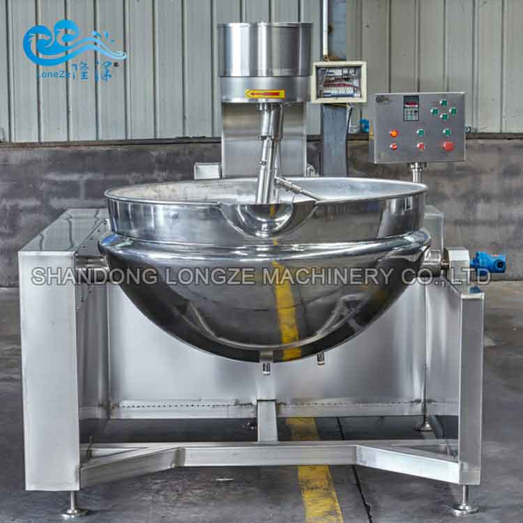 Commercial Automatic Sugar Cooking Mixer in the workshop