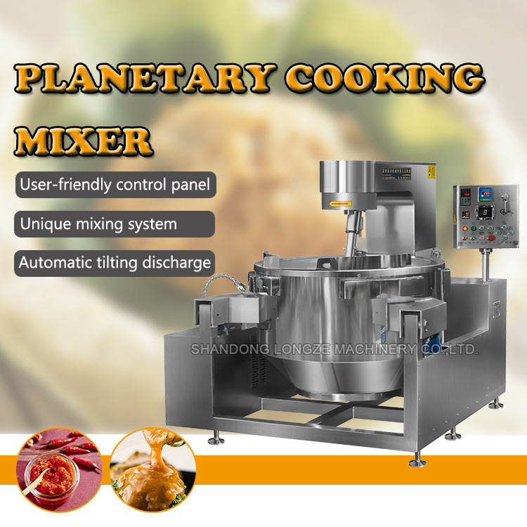 Commercial Large Restaurant Cooking Machine_electromagnetic Heating Food Cooking Mixer Machine