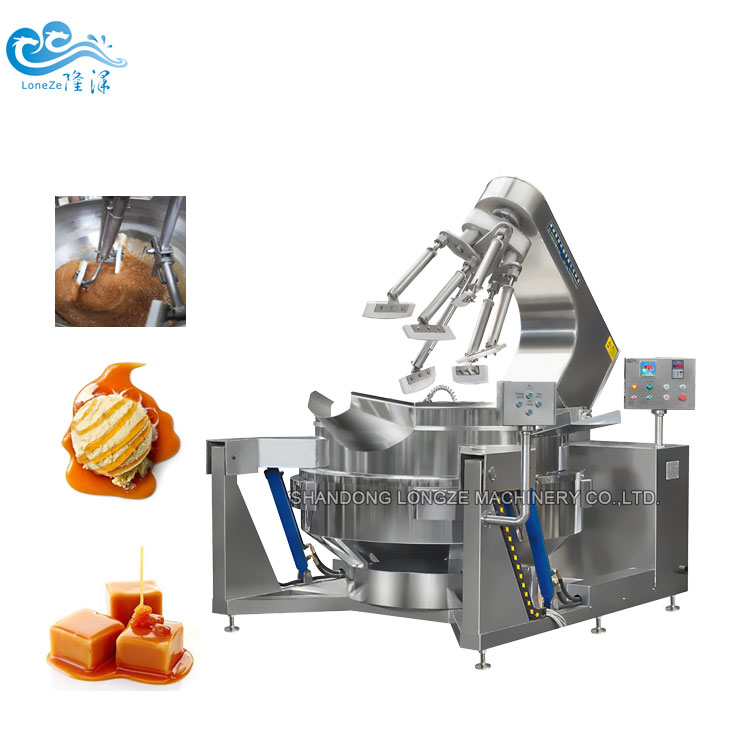 Gas Industrial Automatic Cooking Mixer For Caramel