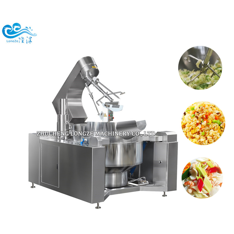 Fruit Jams Jacketed Cooker With Agitator/Industrial Multifunction Cooking Mixer Machine