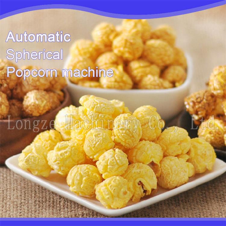 Large commercial spherical popcorn machine_industrial caramel popcorn making machine