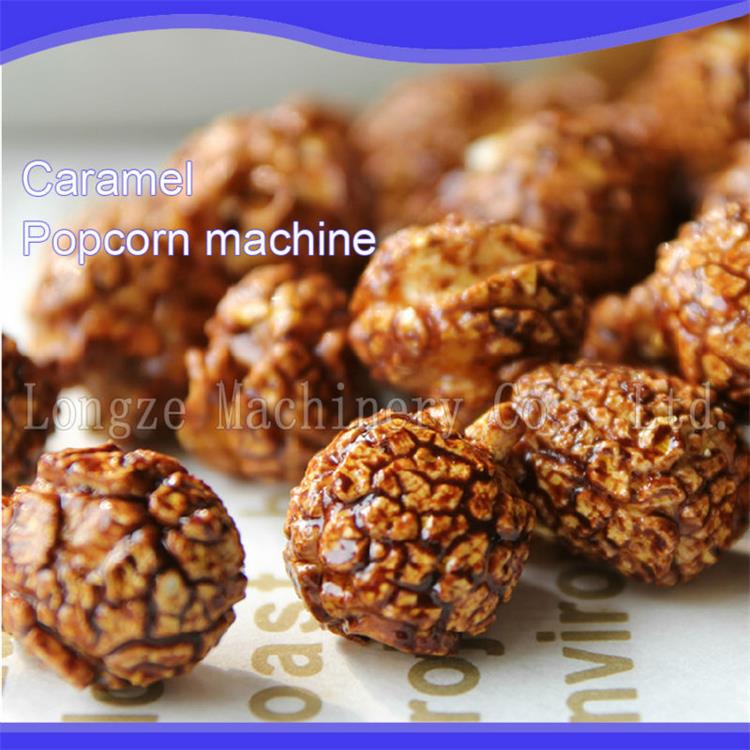 automatic commercial chocolate popping corn machine,ball shape popcorn machine