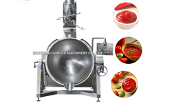 Commercial Gas Heating Automatic Cooking Machine_restaurant Fried Rice Stirring Cooking Mixer Machine