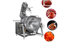 Tomato Sauce Heating And Stirring Machine_Automatic Tomato Sauce Stirring Cooking Mixer Machine